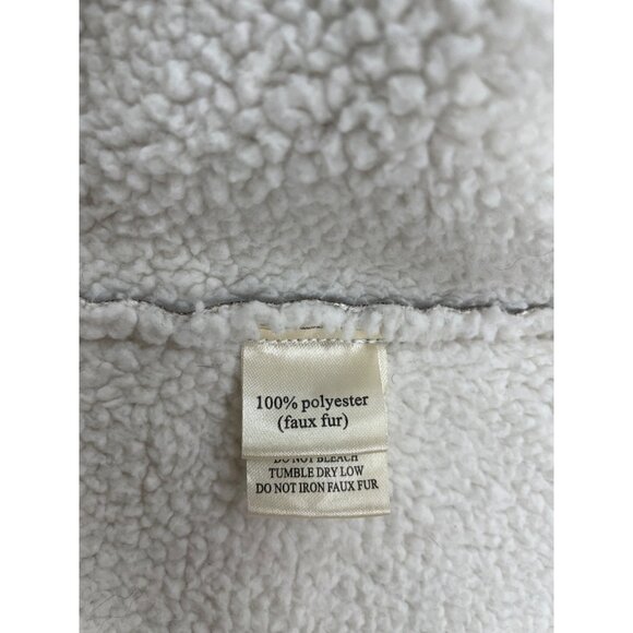 Dylan Los Angeles Womens Faux Fux Blue Vest Size M SKU 1103 - Picture 5 of 5